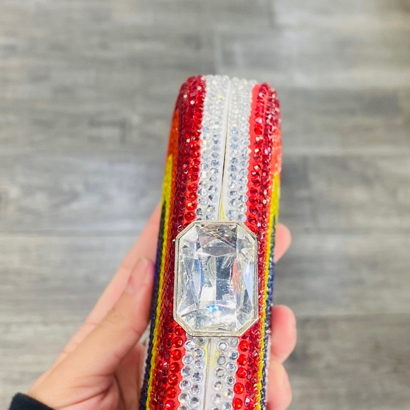 🌈Rainbow Rhinestone Clutch🌈